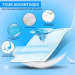 Zdolmy Baby Disposable Changing Pad, 20Pack Soft Waterproof Mat, Portable Diaper Changing Table & Mat, Leak-Proof Breathable Underpads Mattress Play Pad Sheet Protector(13'' 18'') - Image 3